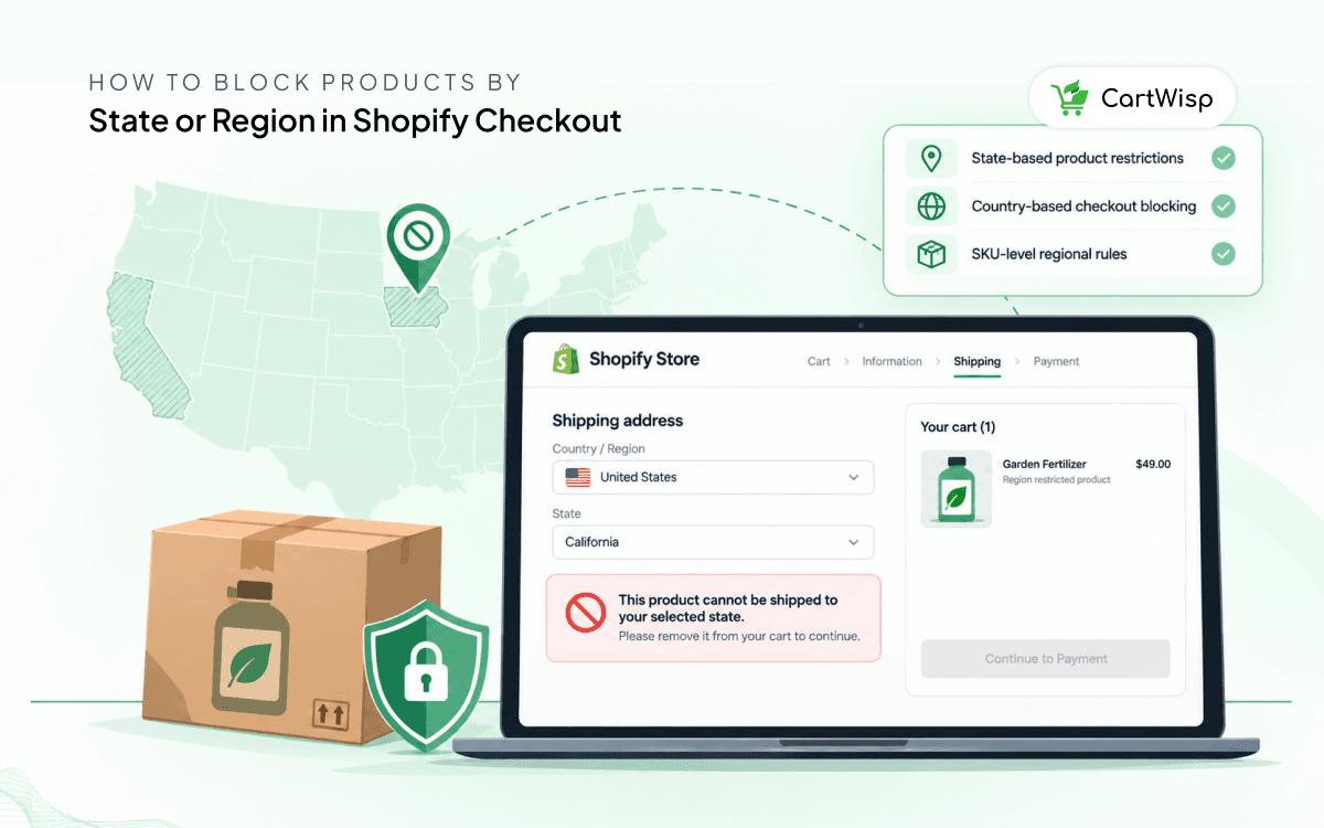 How to Block Products by State or Region in Shopify Checkout