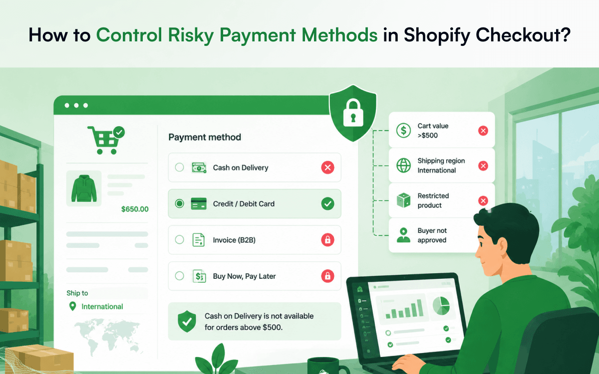 How to Control Risky Payment Methods in Shopify Checkout
