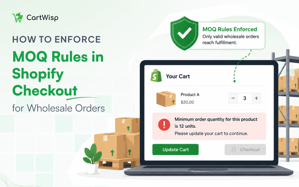 How to Enforce MOQ Rules in Shopify Checkout for Wholesale Orders